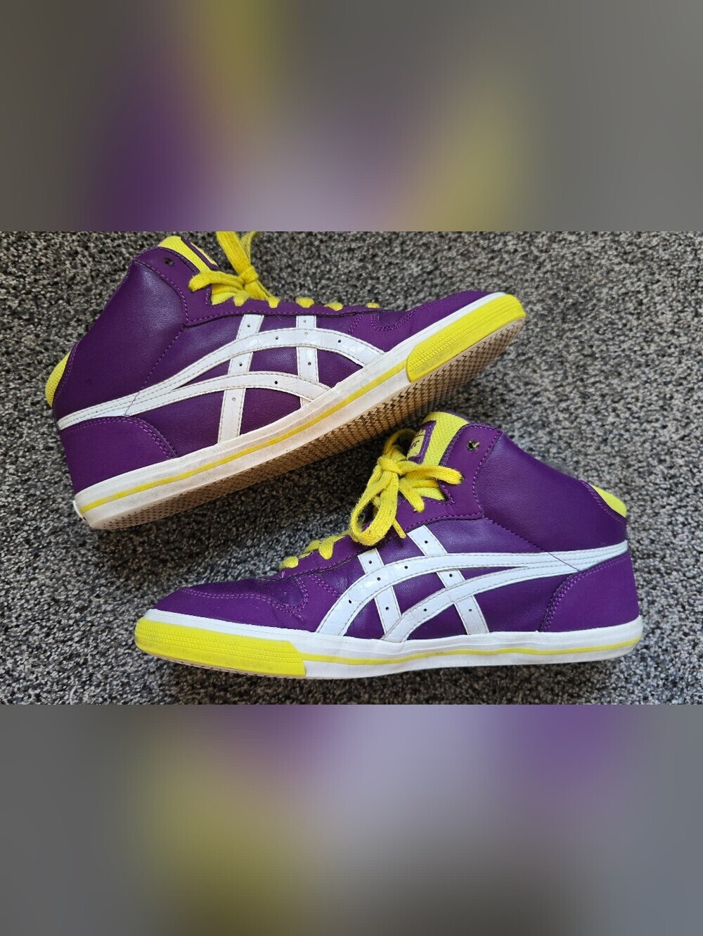 RARE VTG Onitsuka Tiger Aaron MT Mid-Top Sneakers Mens 5.5 / Womens 7 - Picture 6 of 11